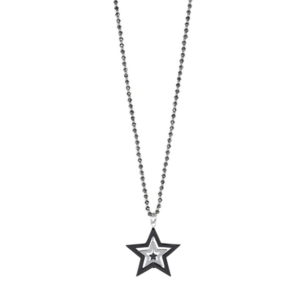 Fashion Jewellery Striking Star Long Necklace.