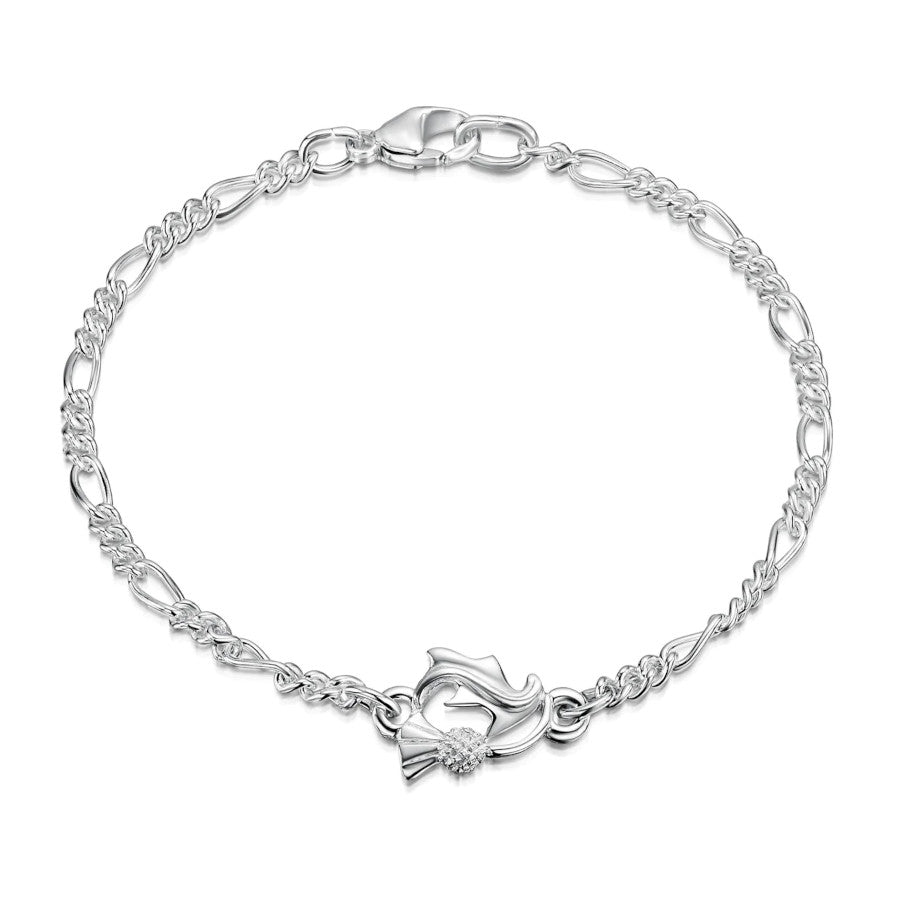 Thistle Sterling Silver Bracelet - BL057