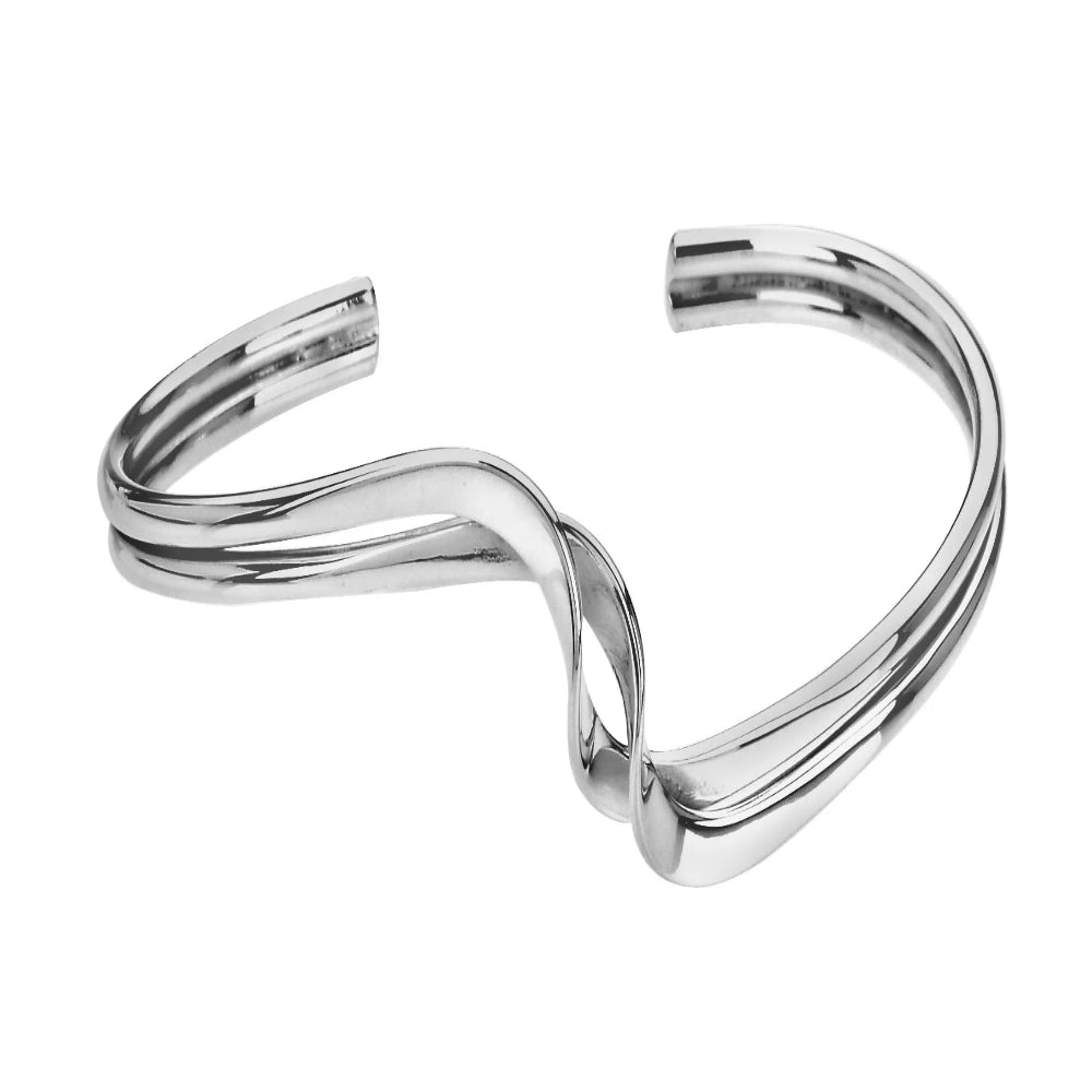 Sterling Silver Open Bangle  - BT0277 Tianguis Jackson