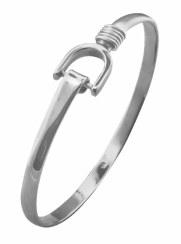 Contemporary Sterling Silver Bangle - BT1692 Tianguis Jackson