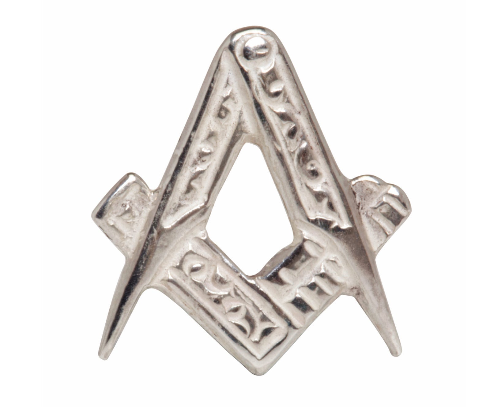 Masonic Sterling Silver Tie Tack.