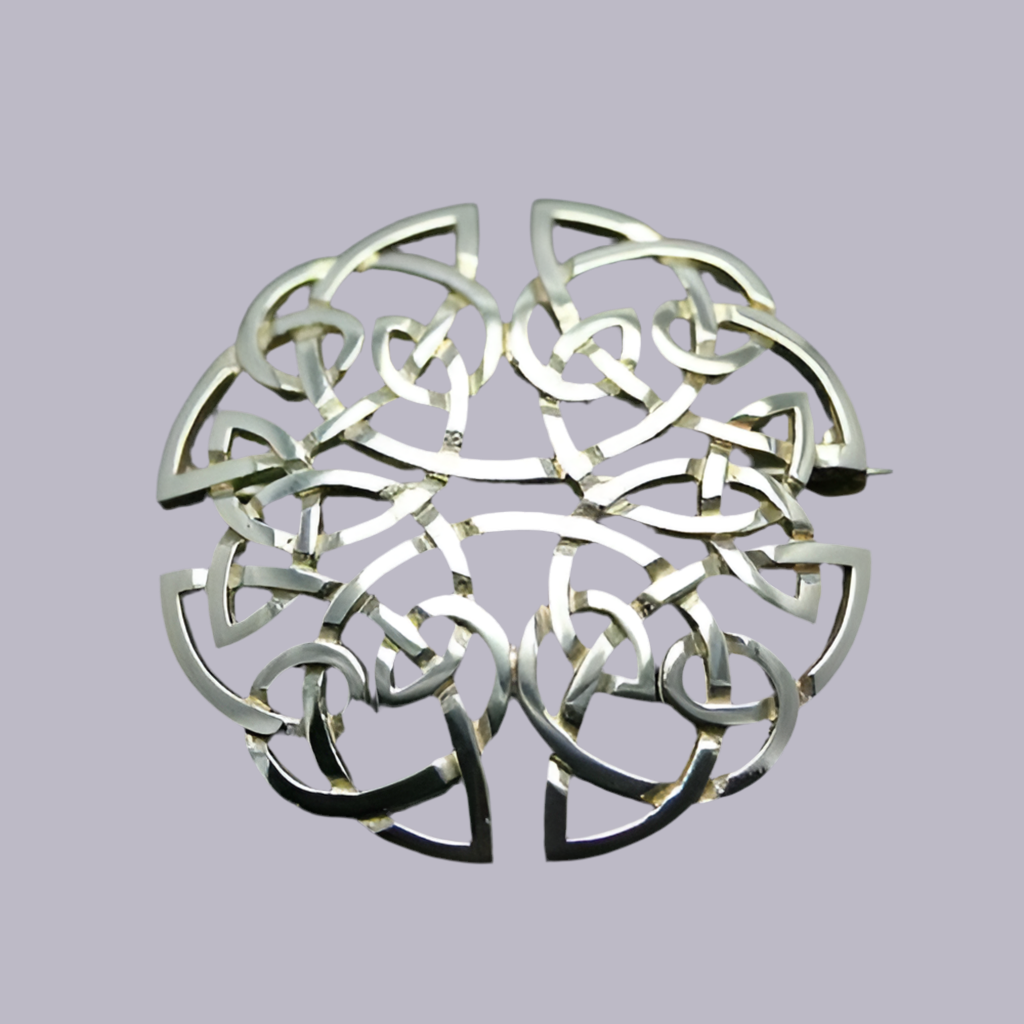 Silver Celtic Brooch - C54