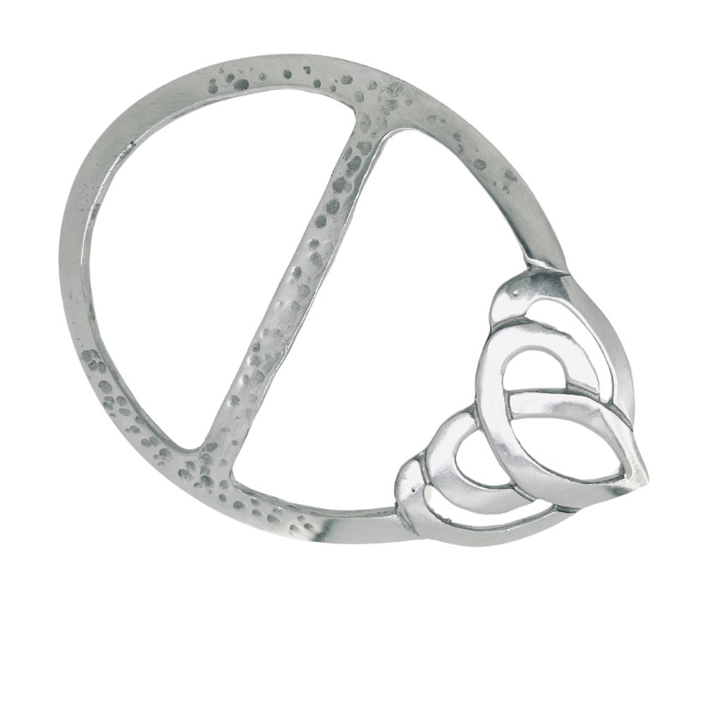 Pewter Celtic Knot Scarf Ring.lsr2 Pewtermill