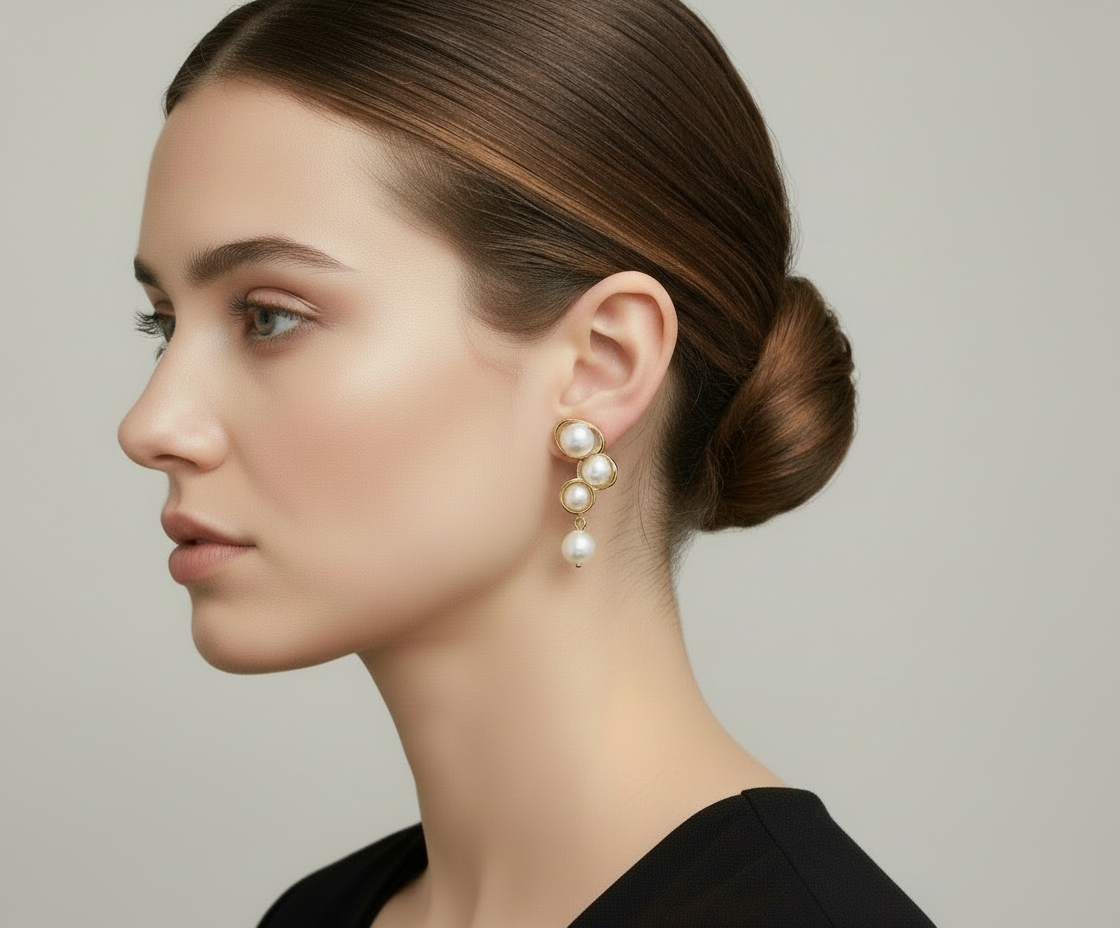 Abstract shells Earrings