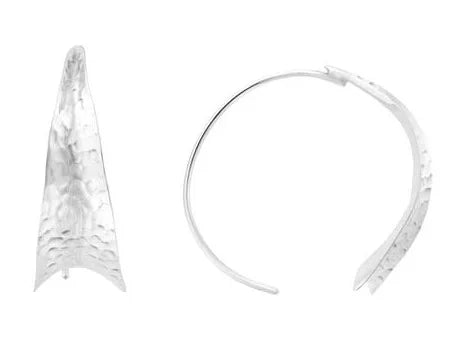 Textured Hoop Earrings.CH0027 Tianguis Jackson