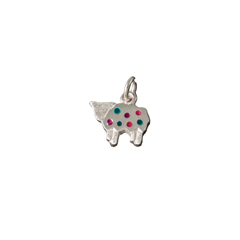 Sheep Sterling Silver Charm - CHW15 Shetland