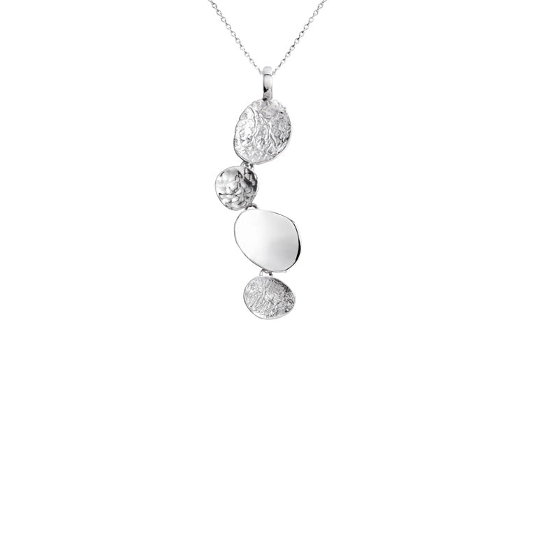 Chris Lewis Sterling Silver Stepping Stones Pendant