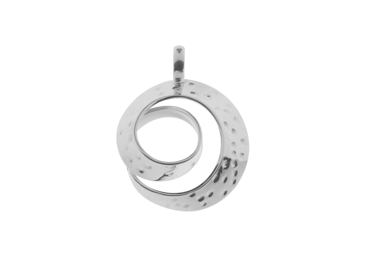 Hammered Loop and Swirl Pendant.CP1104 Tianguis Jackson