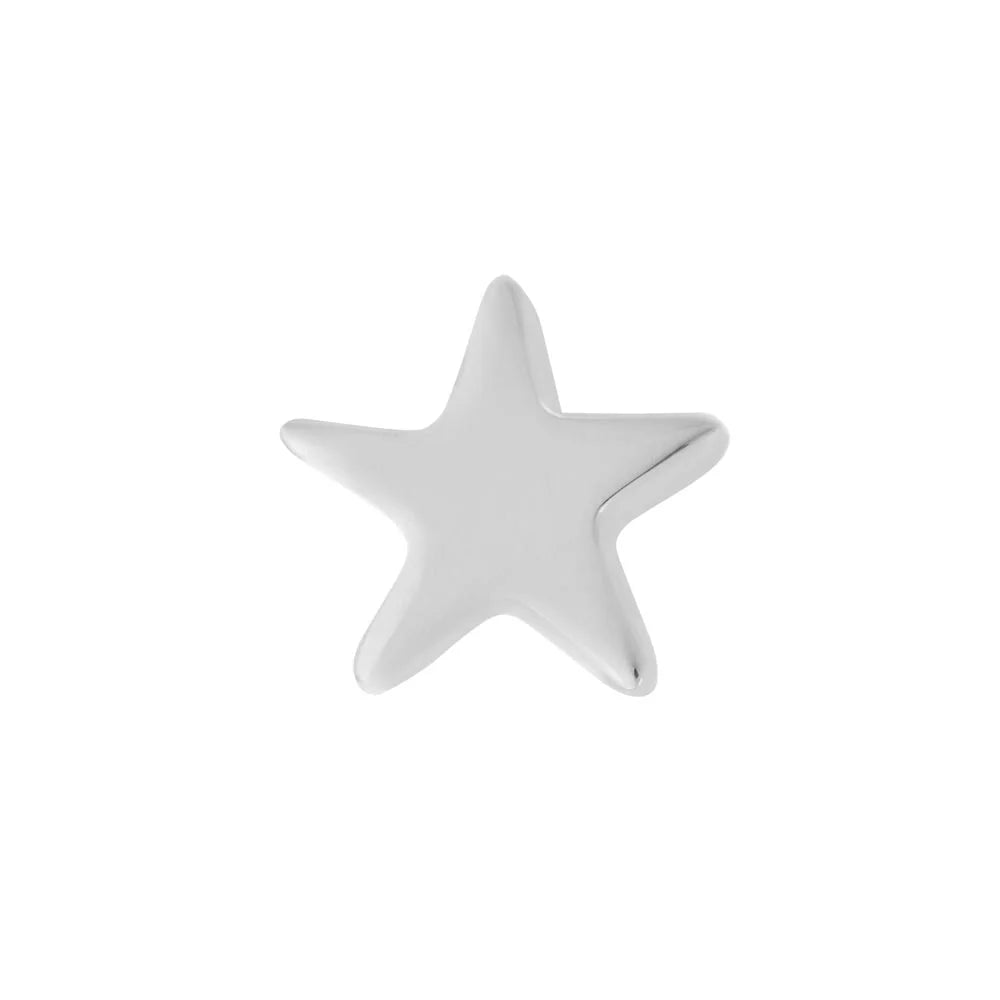 Little 10mm Silver Star. CS0128 Tianguis Jackson