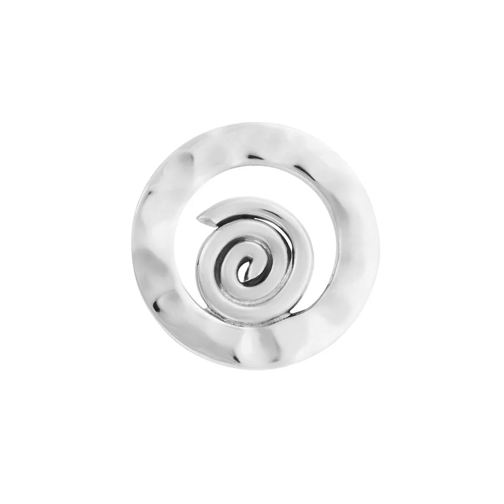 Silver Circle Stud. CS0136 Tiangus Jackson