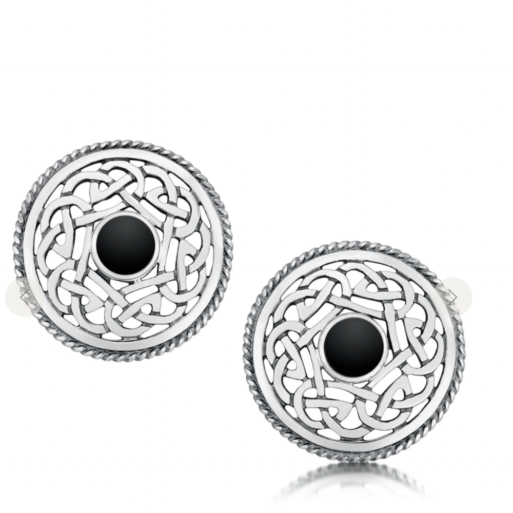 Sterling Silver Celtic Earrings - SEX11 Shelia Fleet