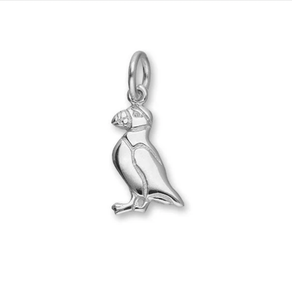 Sterling Silver puffin Charm- C106 Ortak