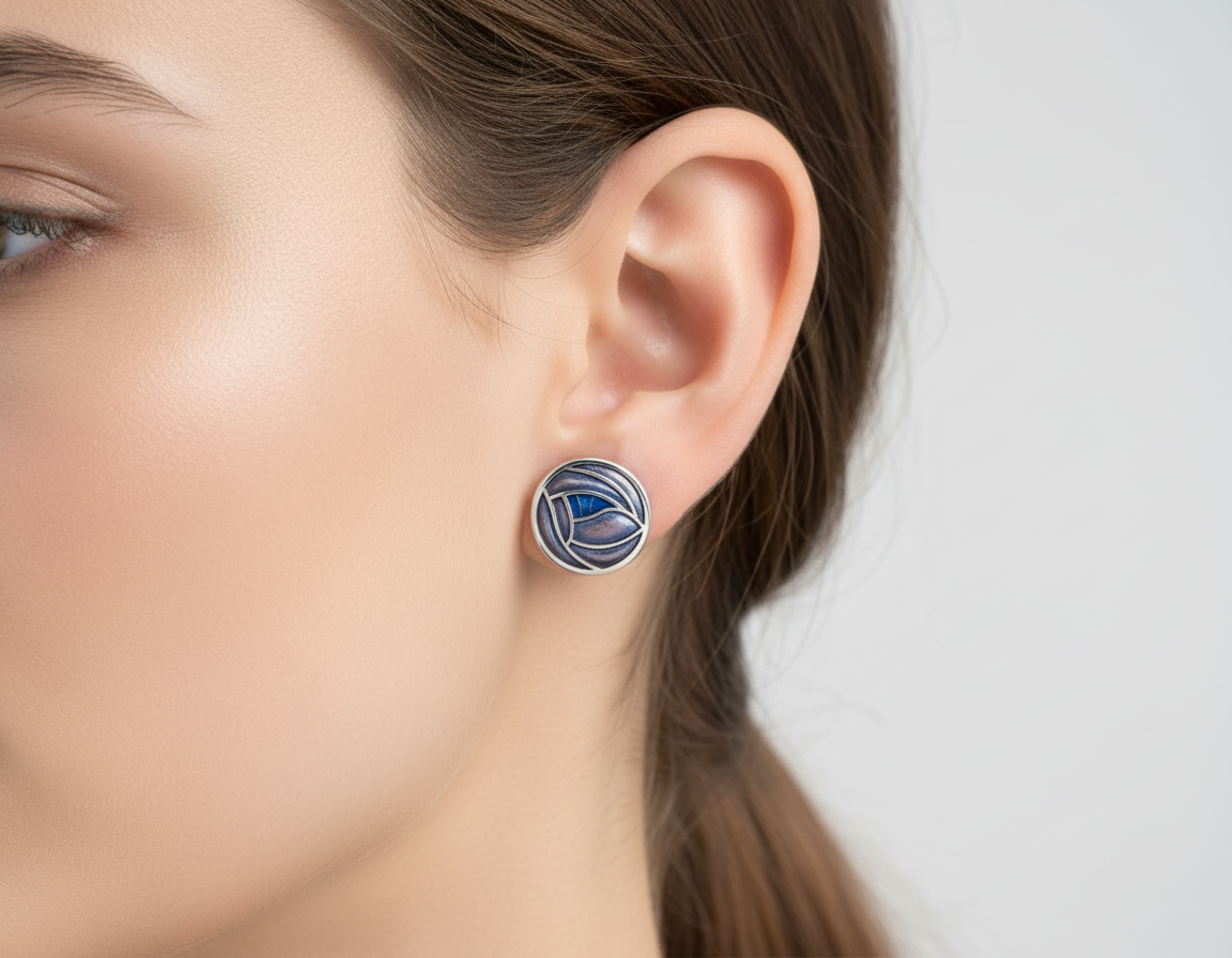 Sea Gems Mackintosh Stud Earrings -  7685