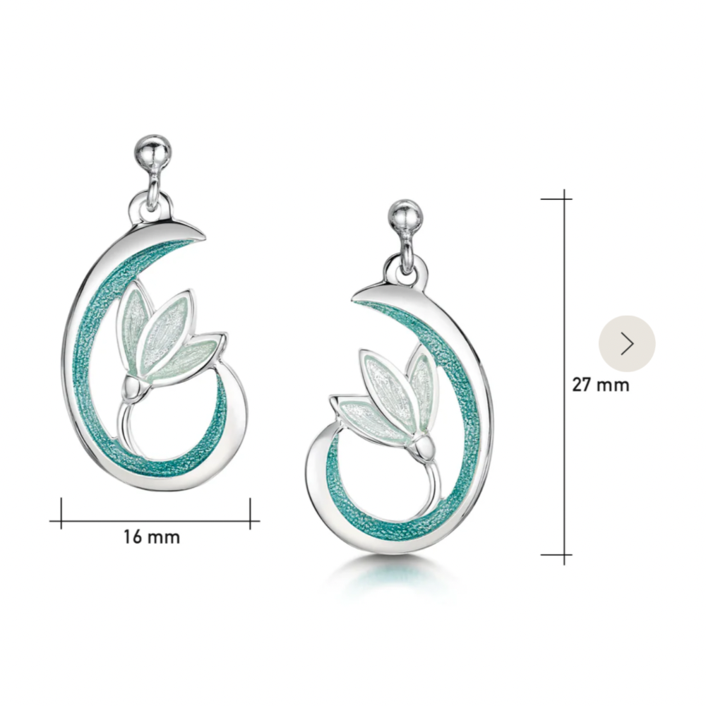 EE231 Snowdrop Earrings | Sheila Fleet Design