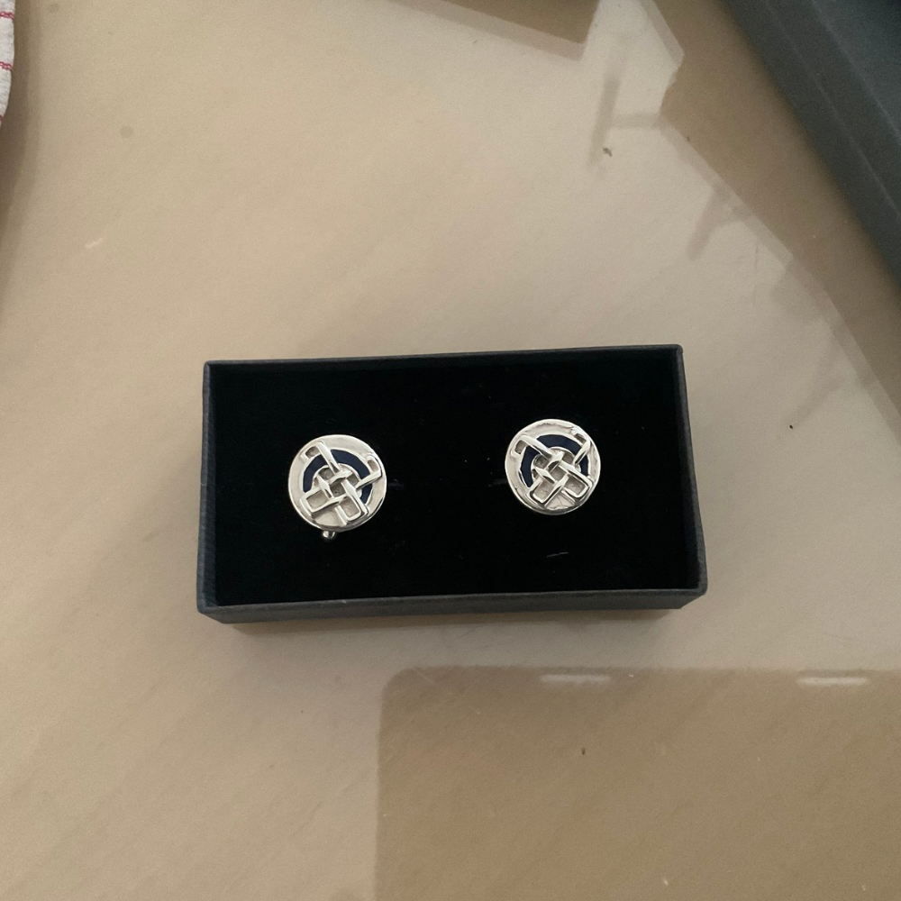 Silver Cufflinks - Wallace hunter