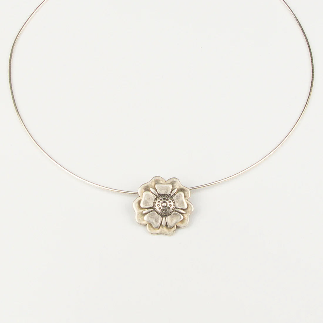Jacobite Rose Coin Neckwire
