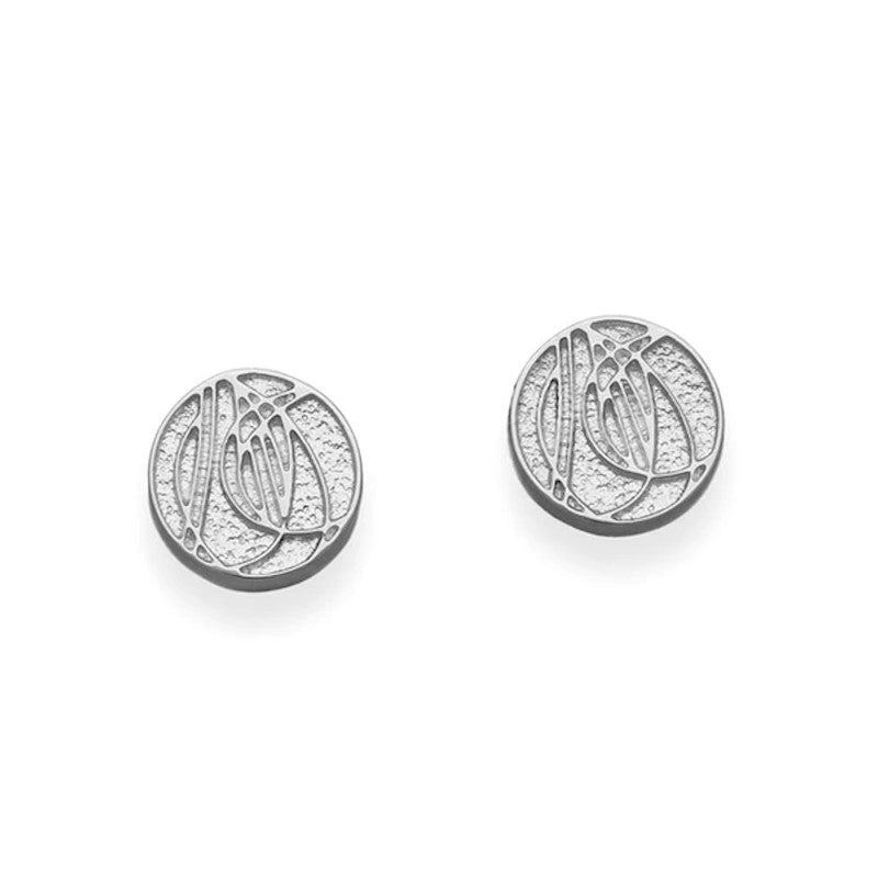 Mackintosh Sterling Silver Stud Earrings - E1068 Ortak