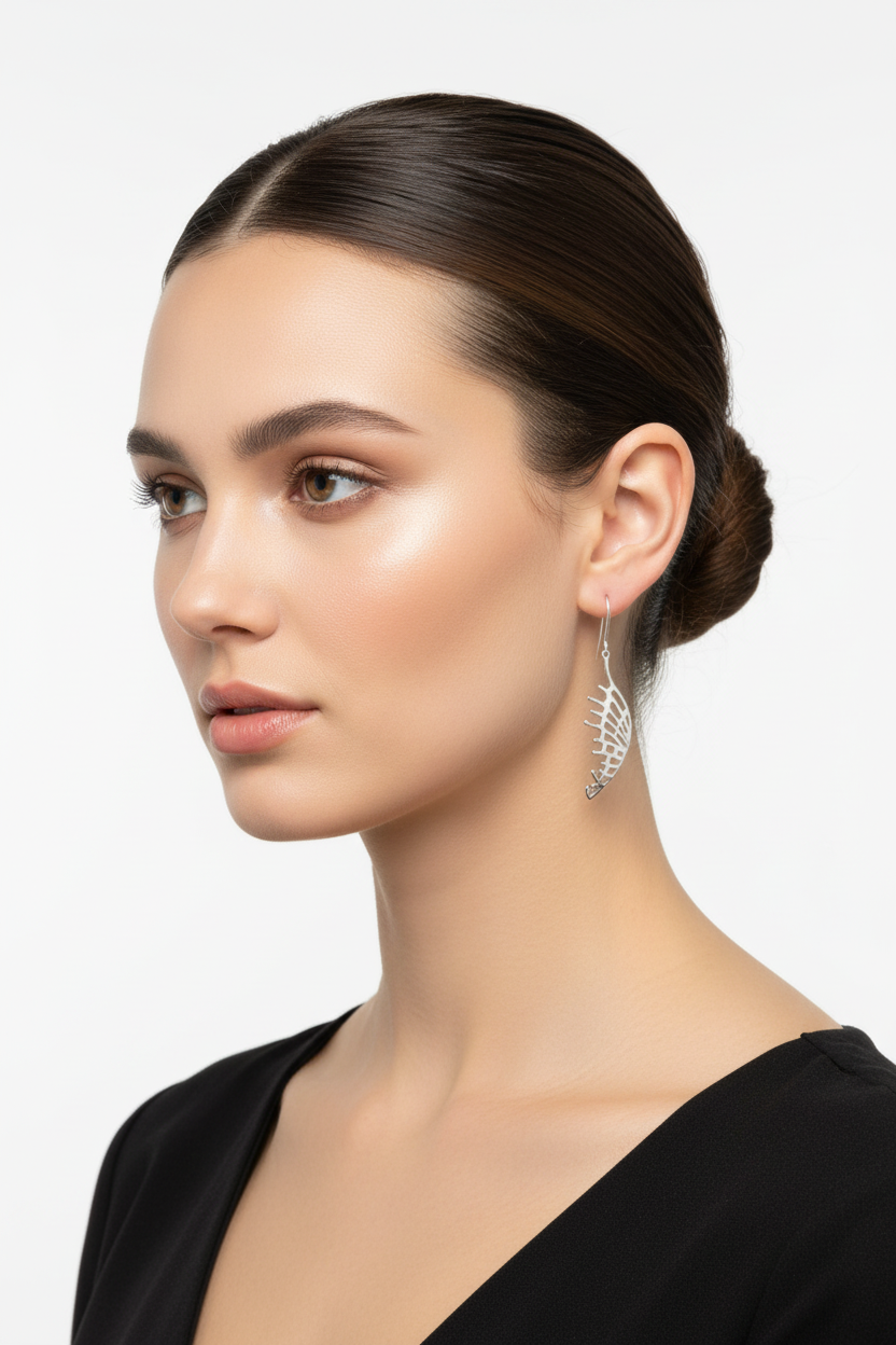 Sterling Silver Knockout Earrings. Tokash