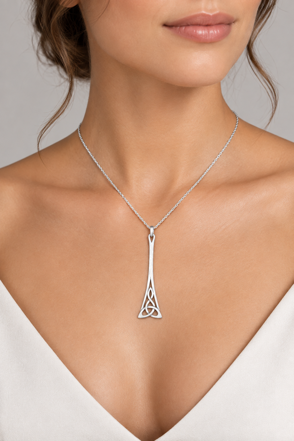 Silver Celtic Pendant - C33 Mithril