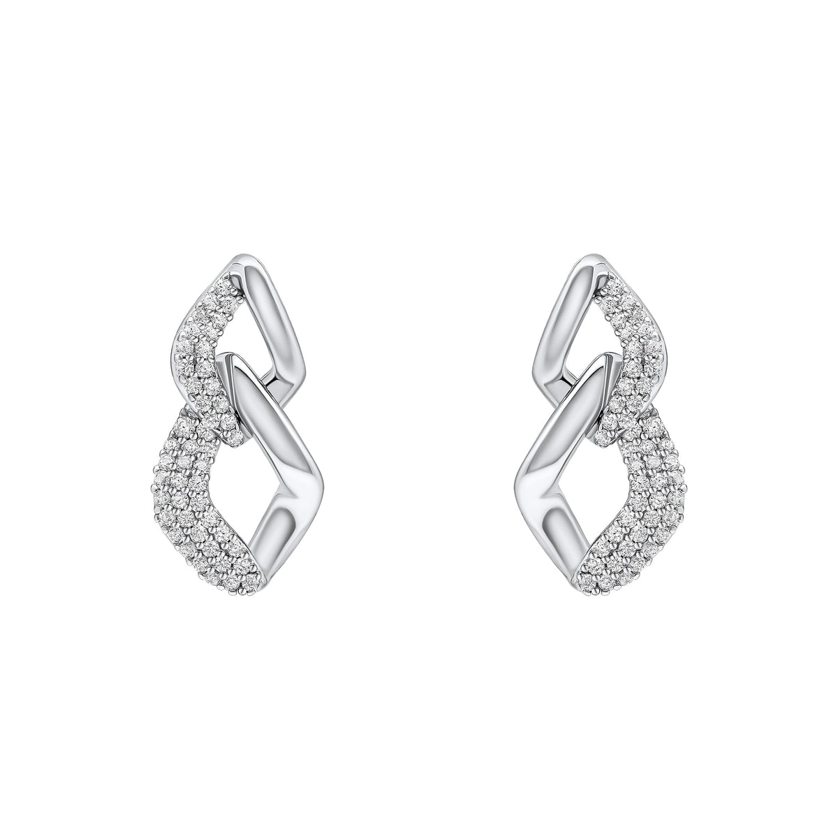 Fiorelli Earrings Cubic Zirconia Round Prong