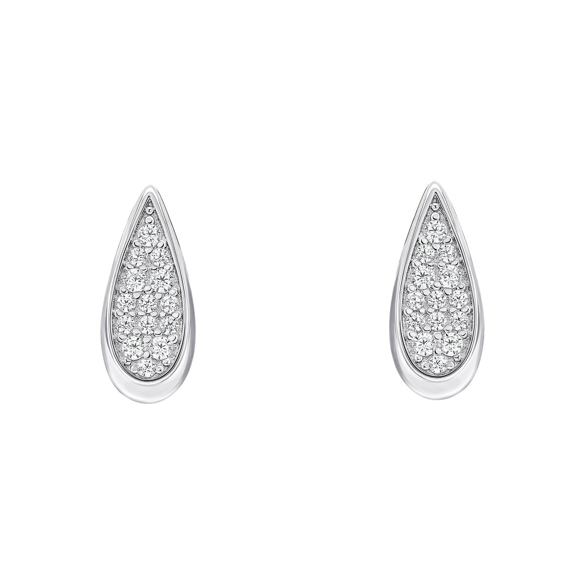 Fiorelli Earrings Cubic Zirconia Round Prong