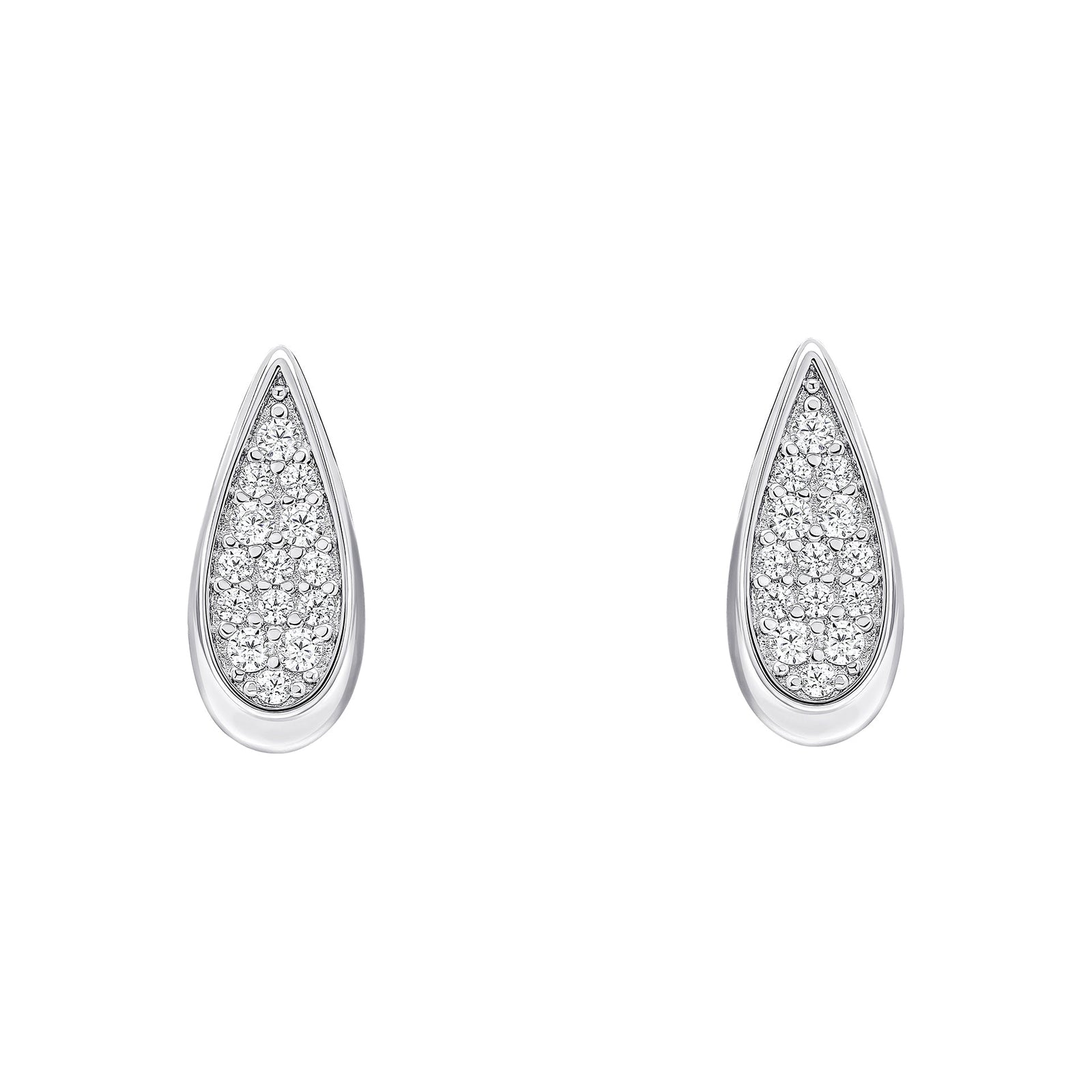 Fiorelli Earrings Cubic Zirconia Round Prong