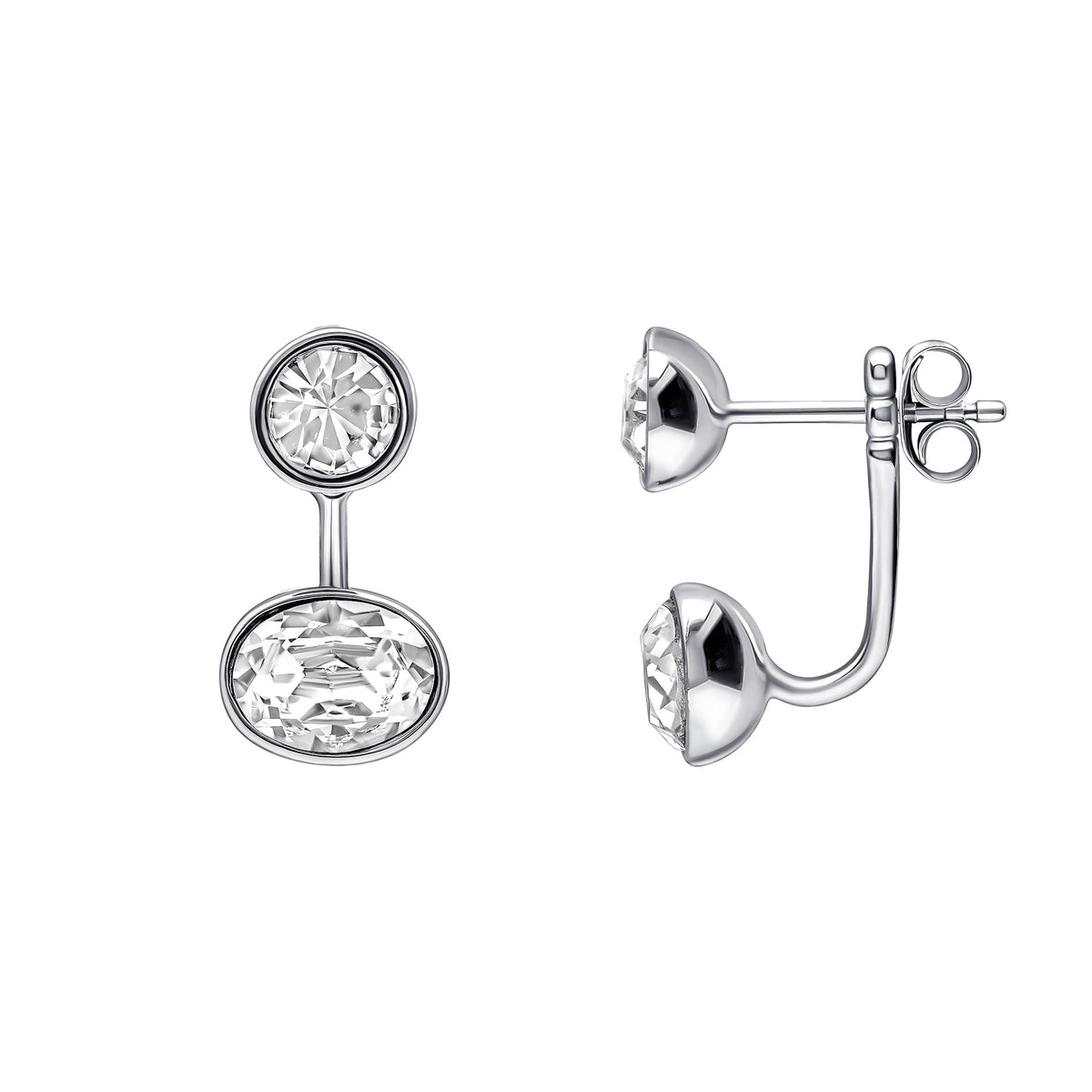 Fiorelli Earrings Crystal Facet Glue