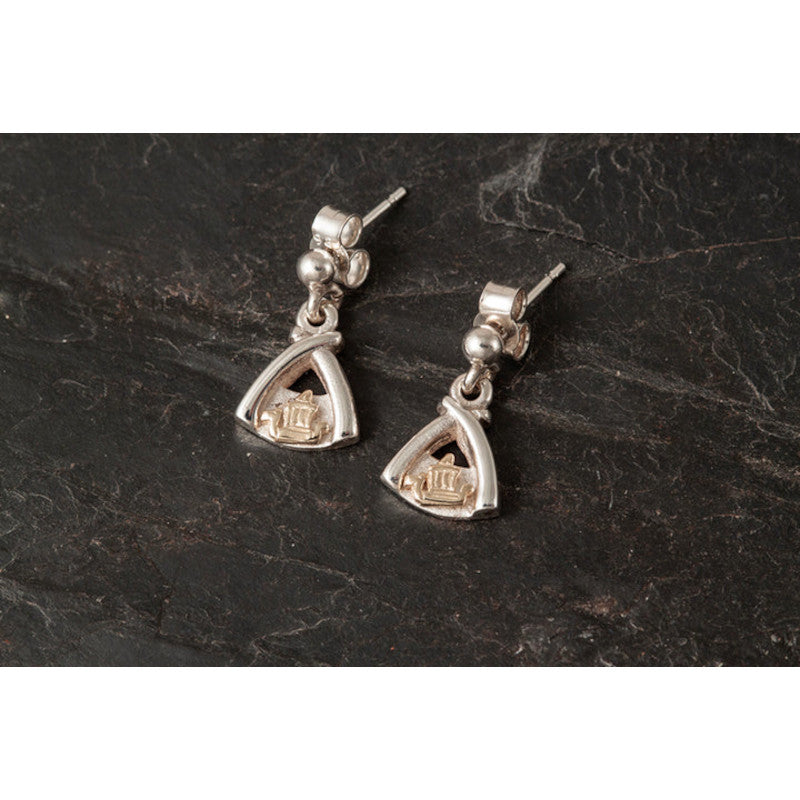 Voar Mixed Metal Crossover Earrings - E861