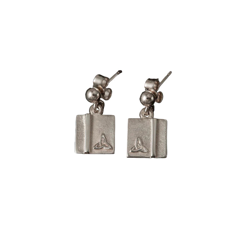 Voar Mixed Metal Square Earrings - E865 Shetland
