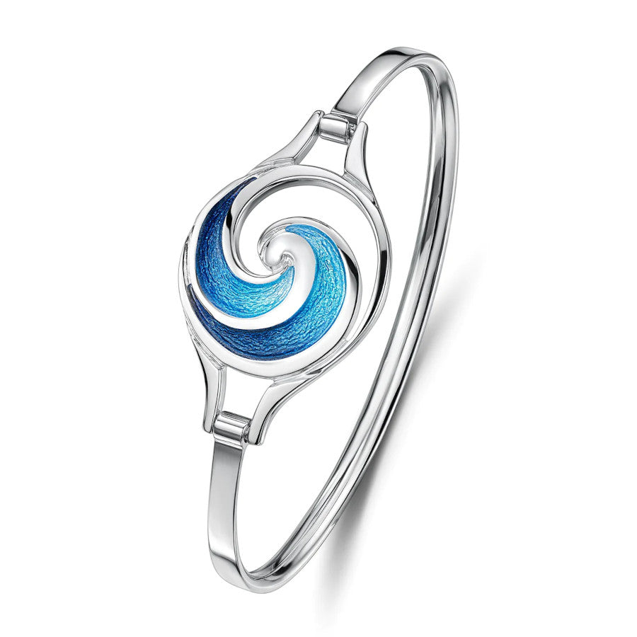 Pentland Sterling Silver and Enamel Bangle - EBLX51-PENT Sheila Fleet