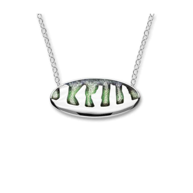Ring of Brodgar Silver and Enamel Necklace -  EN113 Ortak