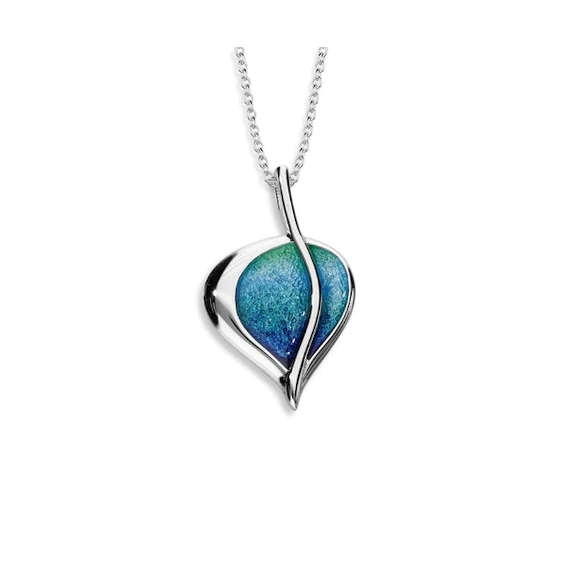 Leah Sterling Silver and Enamel Pendant - EP206