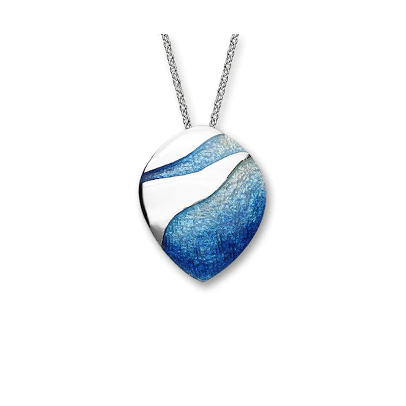Mirage Sterling Silver Pendant with Enamel - EP289
