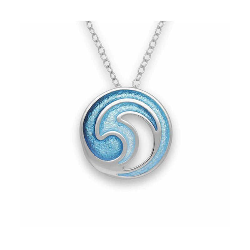 New Dawn Sterling Silver Pendant with Enamel - EP391