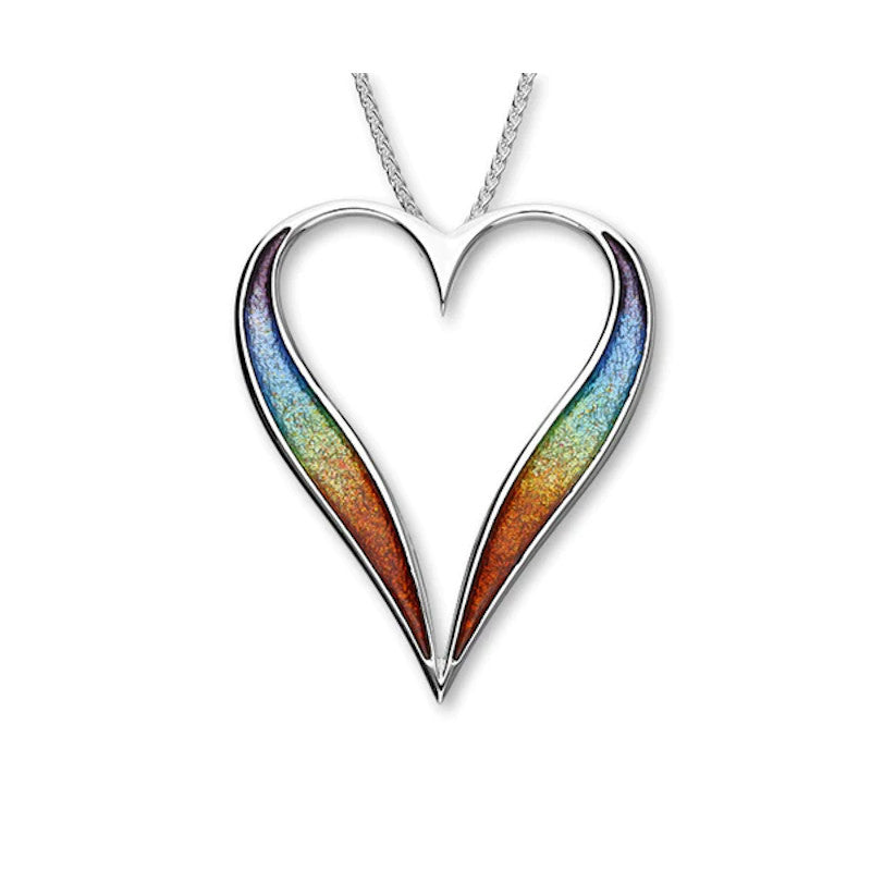 Astin Sterling Silver and Enamel Pendant - EP486 Ortak