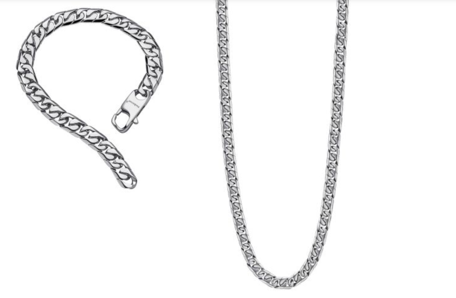 Fred Bennett Xmas men’s special gift. Stainless steel  Chain and Bracelet.