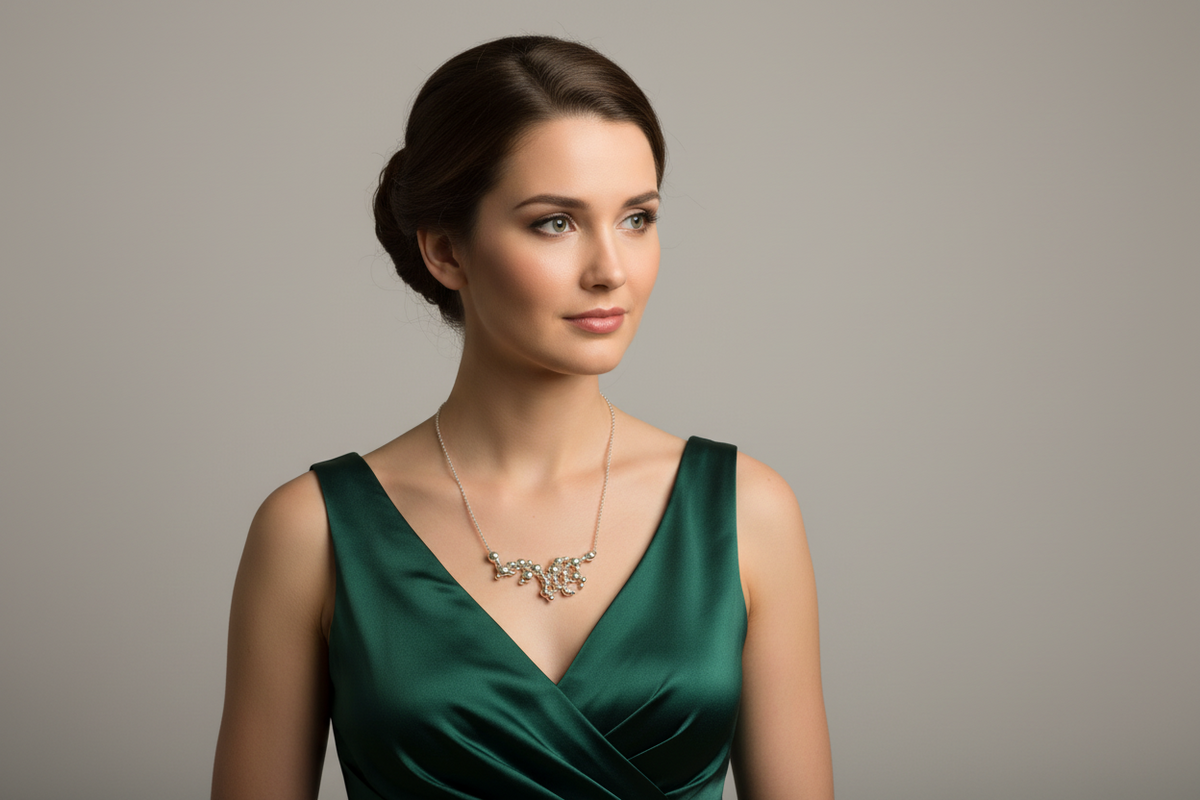 Chris Lewis Sterling Silver Winter Rain Necklace