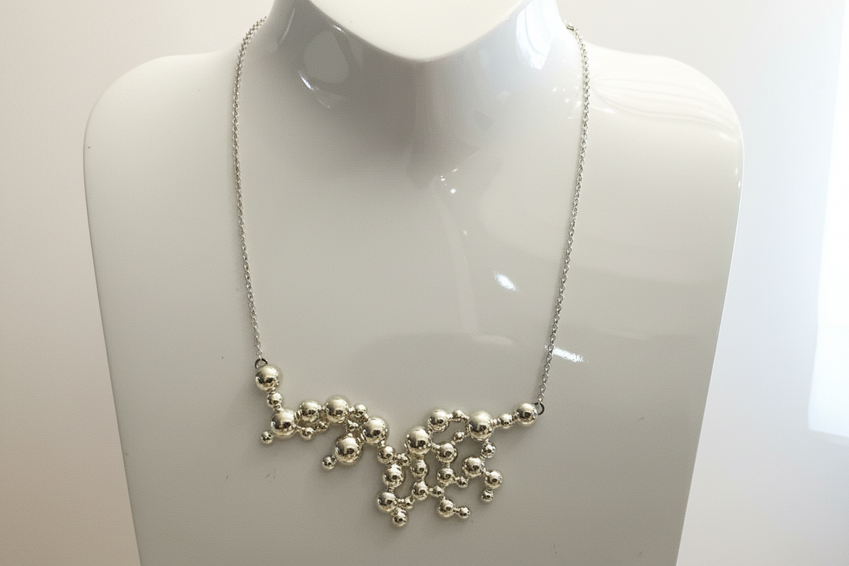 Chris Lewis Sterling Silver Winter Rain Necklace
