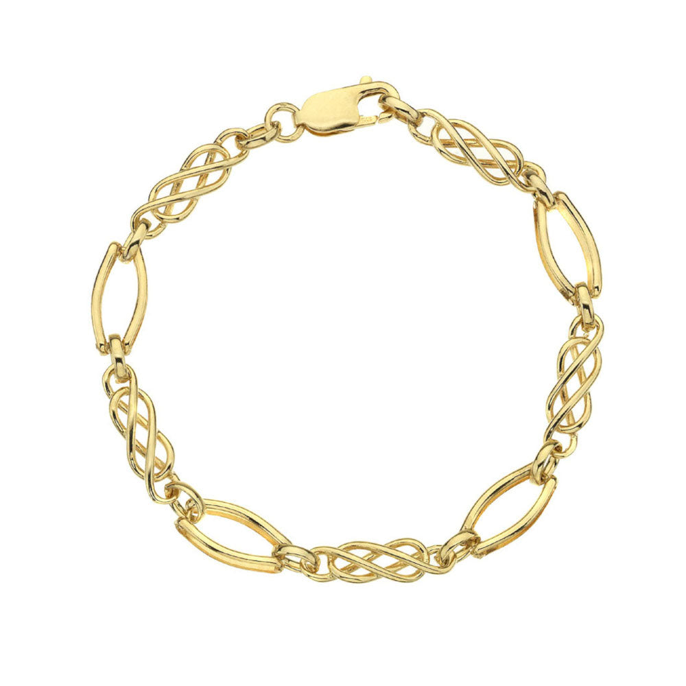 9ct Yellow Gold Celtic Bracelet - GCKG107
