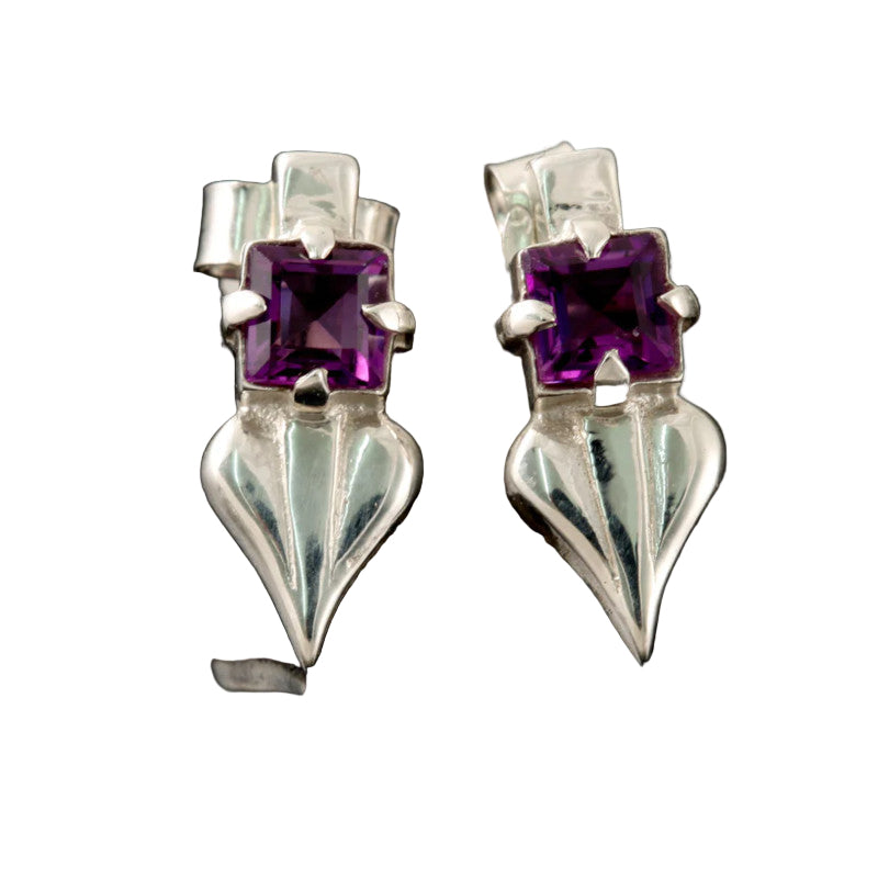 Glasgow Girls Silver/9ct Yellow Gold Studs Earrings - GE280 Shetland