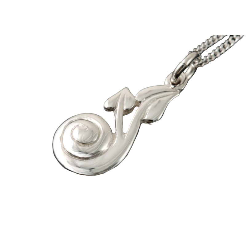 Glasgow Girls Silver/9ct Yellow Gold Spiral Pendant - GP201 Shetland
