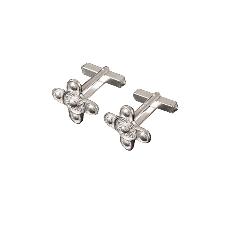 St Ninian&#39;s Isle Sterling Silver Cufflinks - C522 Shetland