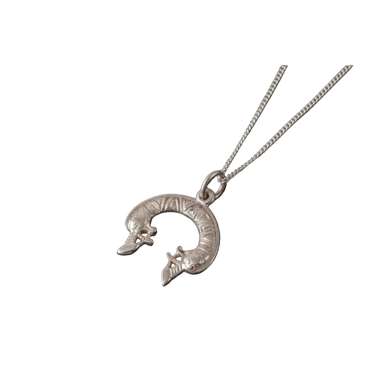 St Ninian's Isle Silver/9ct Yellow Gold Pendant - P588 Shetland