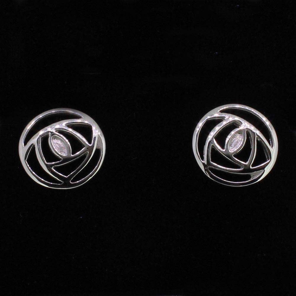 Silver Mackintosh Earrings-791