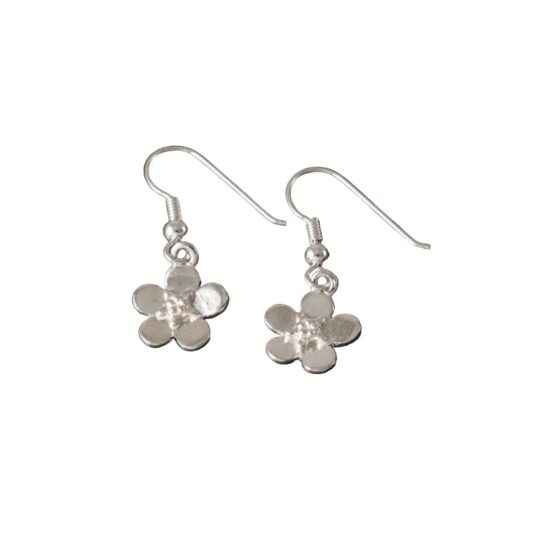 Forget Me Not Silver or 9ct Yellow Gold Earrings - E180 Shetland