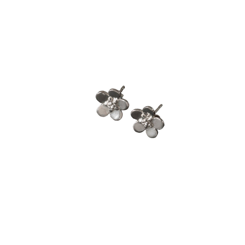 Forget Me Not Silver or 9ct Yellow Gold Earrings - E180 Shetland