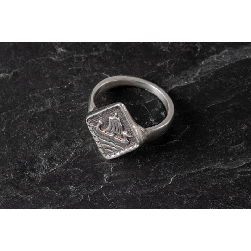 Viking Galley Sterling Silver Ring - R40