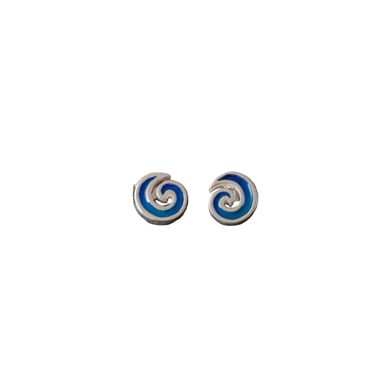 Seascape Earrings with Enamel - SSE222 Shetland