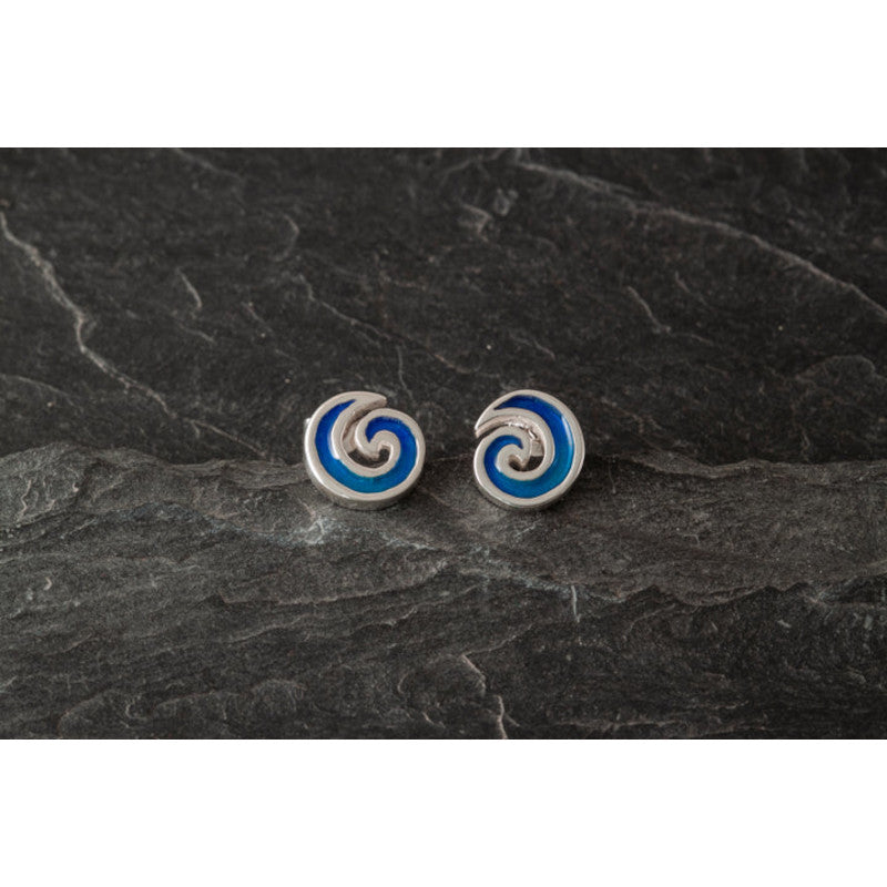 Seascape Earrings with Enamel - SSE222