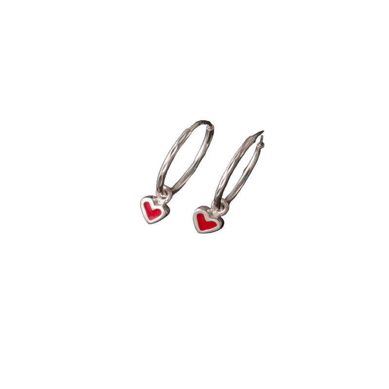 Peerie Smoorkins Hoop Earrings with Enamel - E357 Shetland